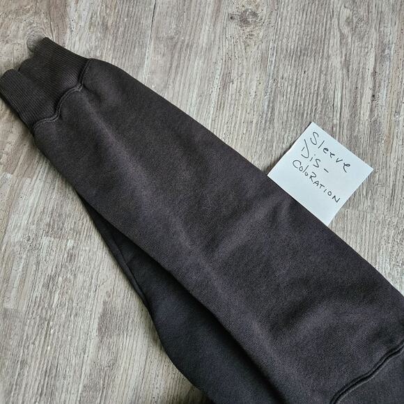 Vtg Converse All Star Sz XXL Black Full Zip Hoodie Cotton Distressed Sweatshirt - Picture 14 of 16